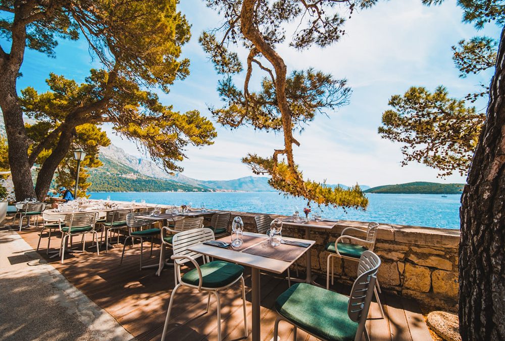 Explore Mediterranean flavors on Korčula’s scenic coastline
